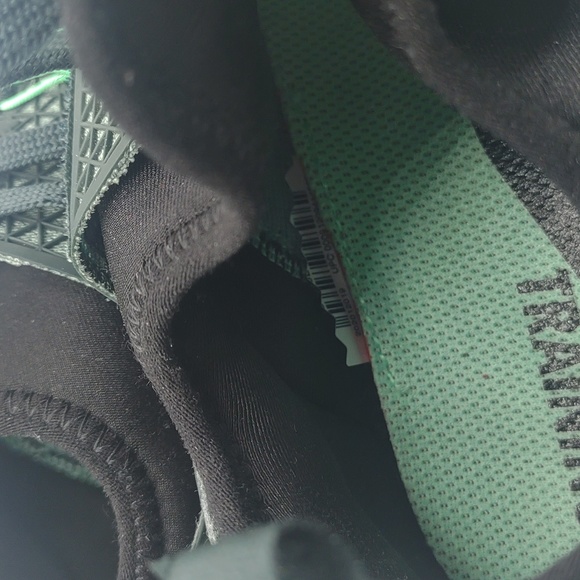 Nike air zoom strong Sz 8 green Cut Velcro straps modified running shoe athletic - Picture 6 of 10